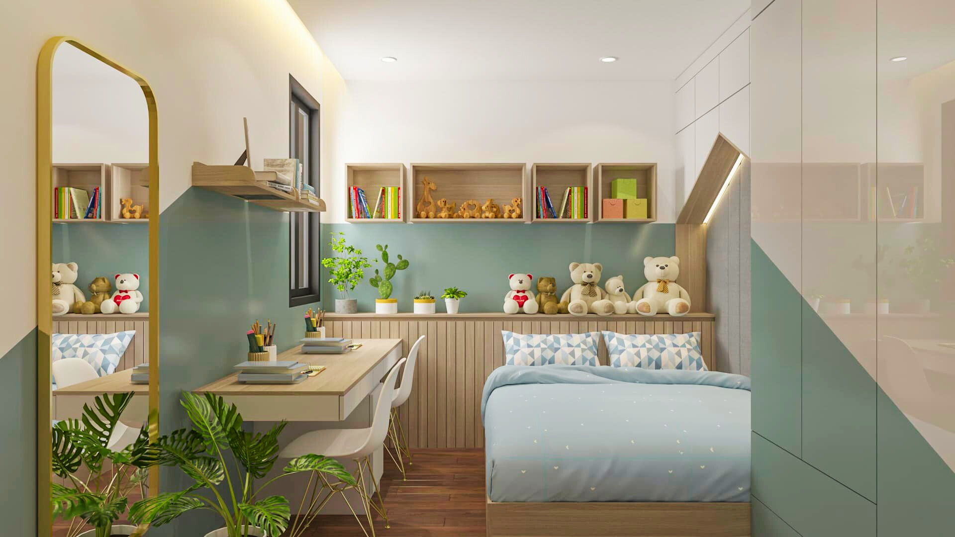 Phòng Ngủ Symlife Vô Cùng Dễ Thương